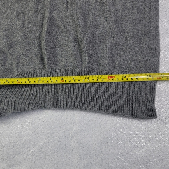 Banana Republic Mens Todd & Duncan 100% Scottish Cashmere Gray Sweater Sz Small - Picture 3 of 13